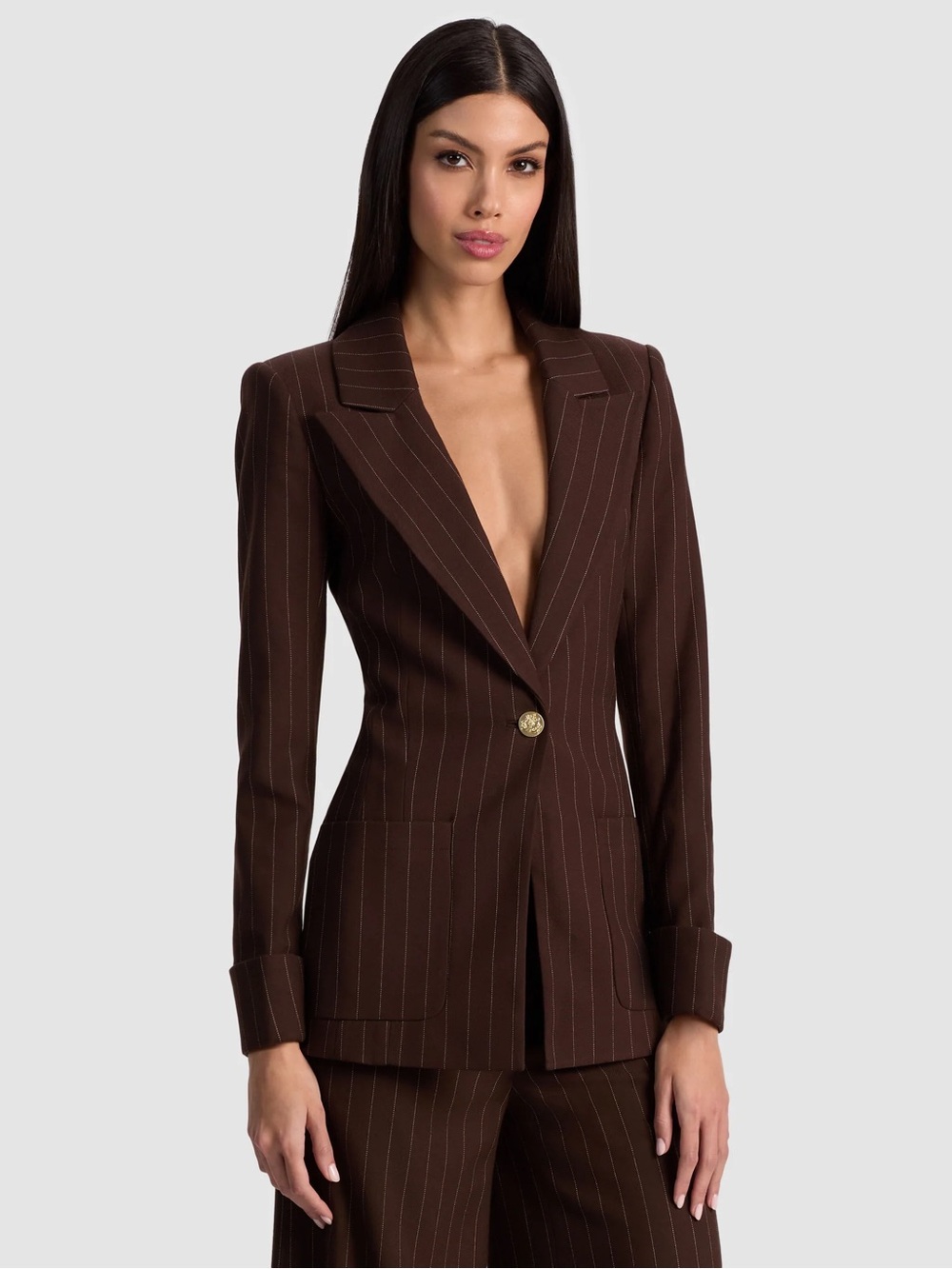 Alice and Olivia BURNS FITTED BLAZER
